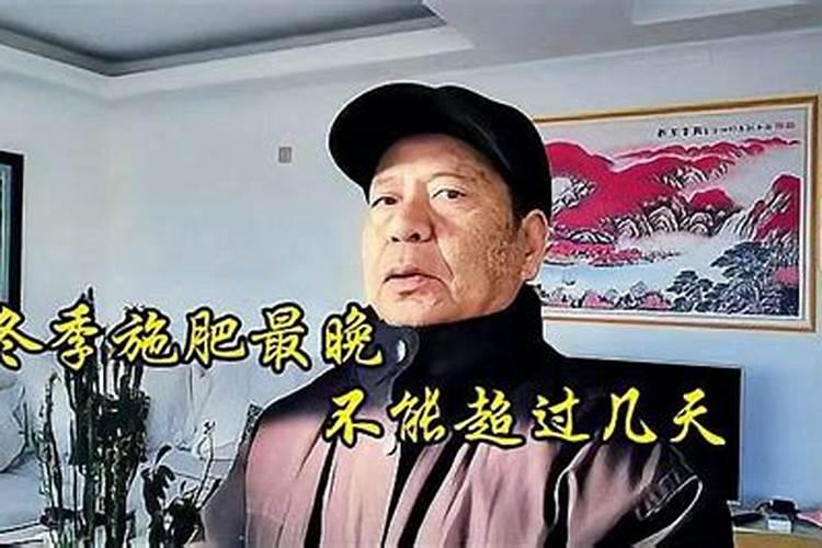 冬季施肥最晚不能超过几天