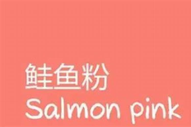 鲑鱼粉是什么颜色